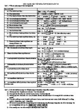 Các dạng bài tập Hóa ôn thi học kì 2 lớp 10